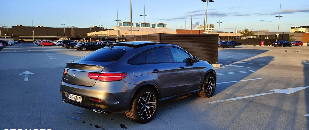 Mercedes-Benz GLE cena 219000 przebieg: 99000, rok produkcji 2017 z Wrocław małe 211